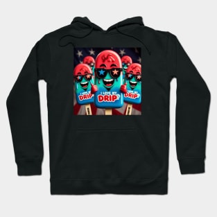 4th of July Drip-Cool Popsicles Hoodie